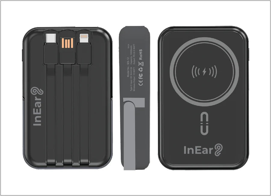 Unleash Freedom with Inear's MS-12 MagSafe Wireless Powerbank