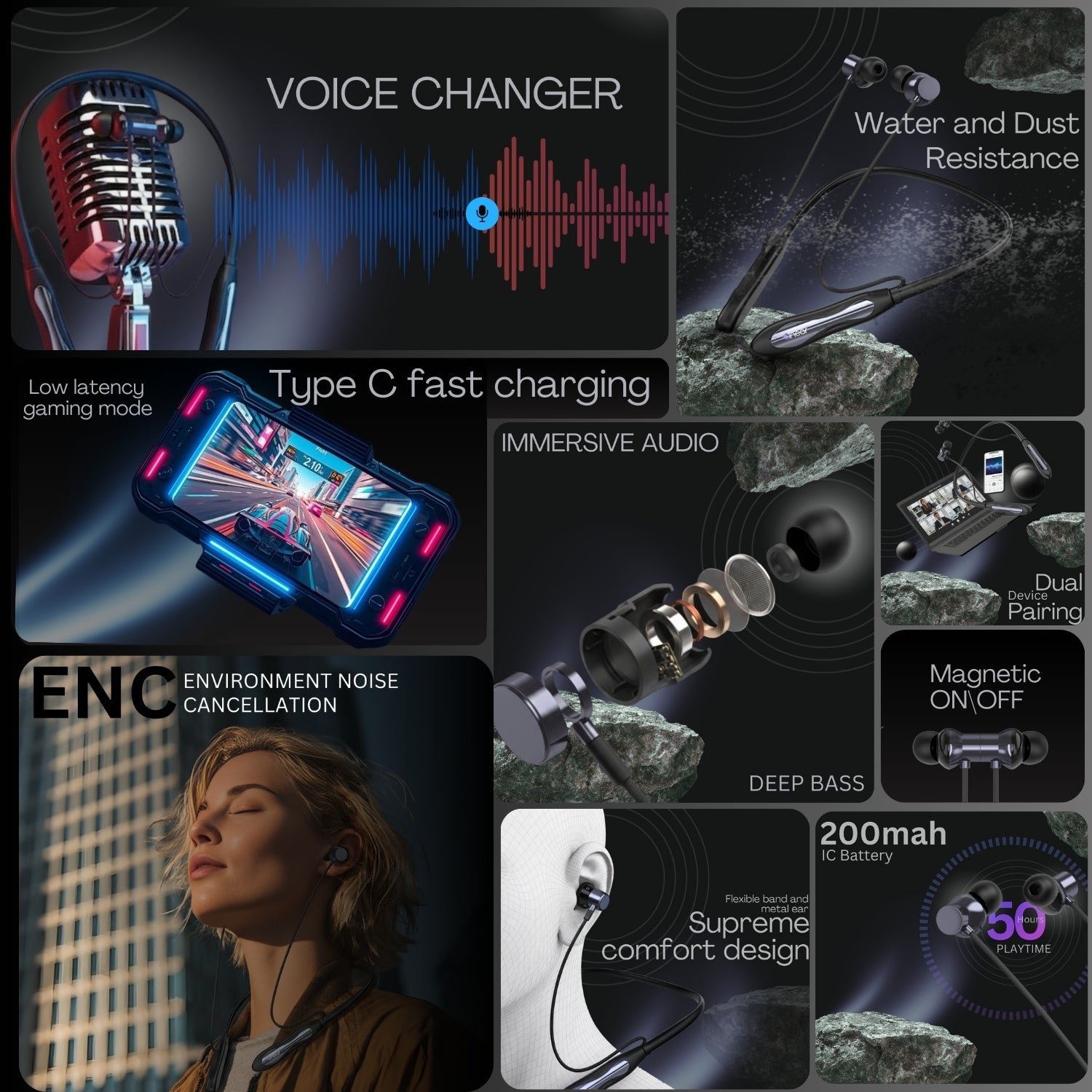 DJ M10 VOICE-CHANGER NECKBAND