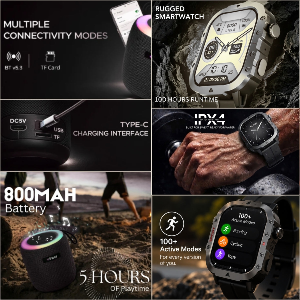 INWATCH+ + POP 5W SPEAKERS COMBO