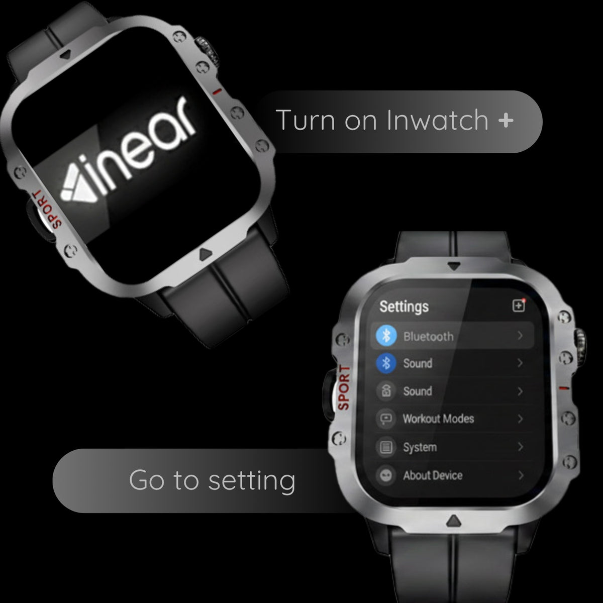 Inear INWATCH+