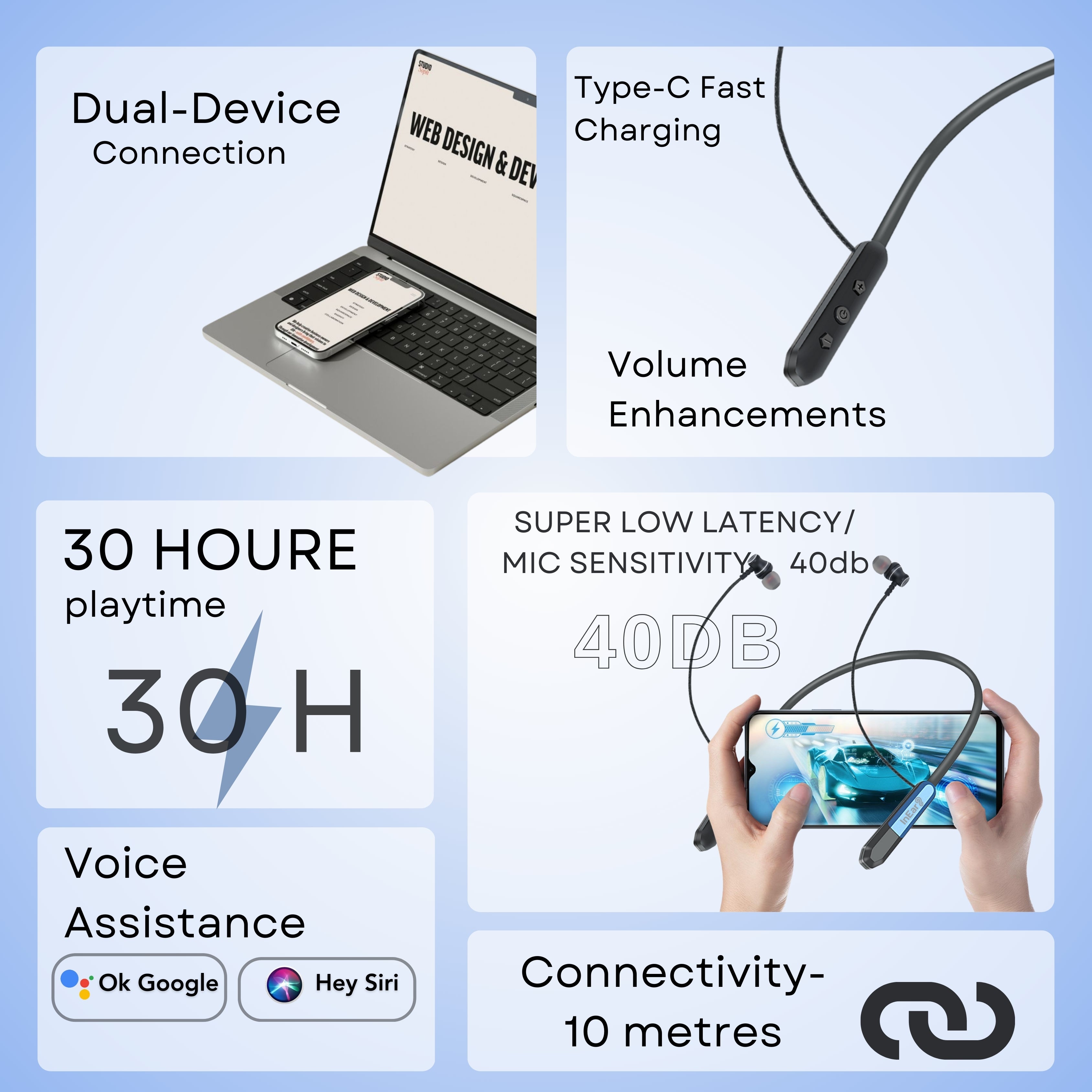 DJ-M5 WIRELESS NECKBAND