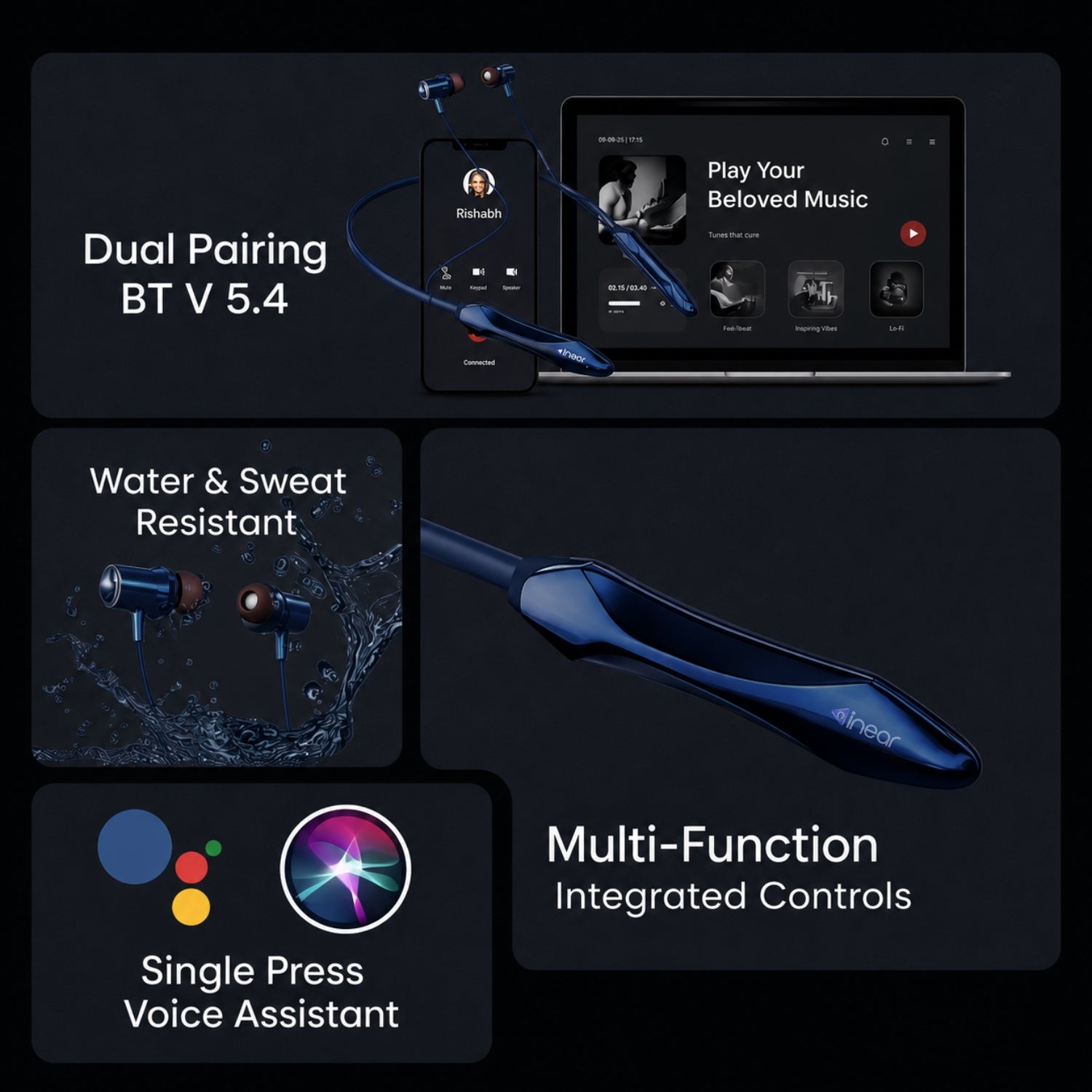 Inwatch + DJ M7 Neckband Combo offer