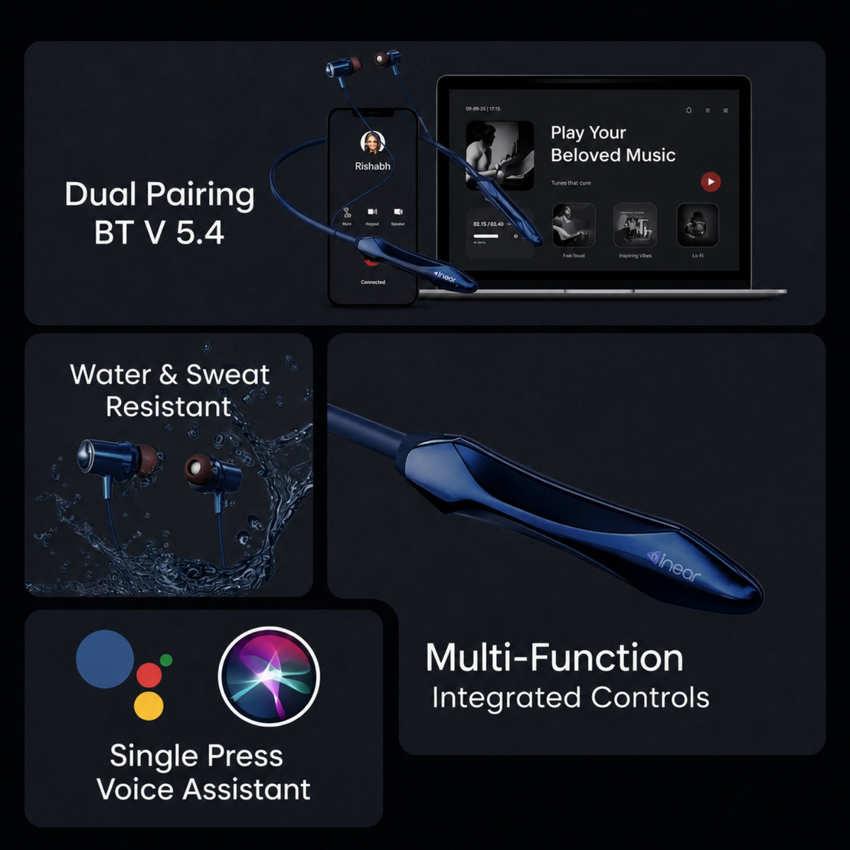 Inwatch + DJ M7 Neckband Combo offer