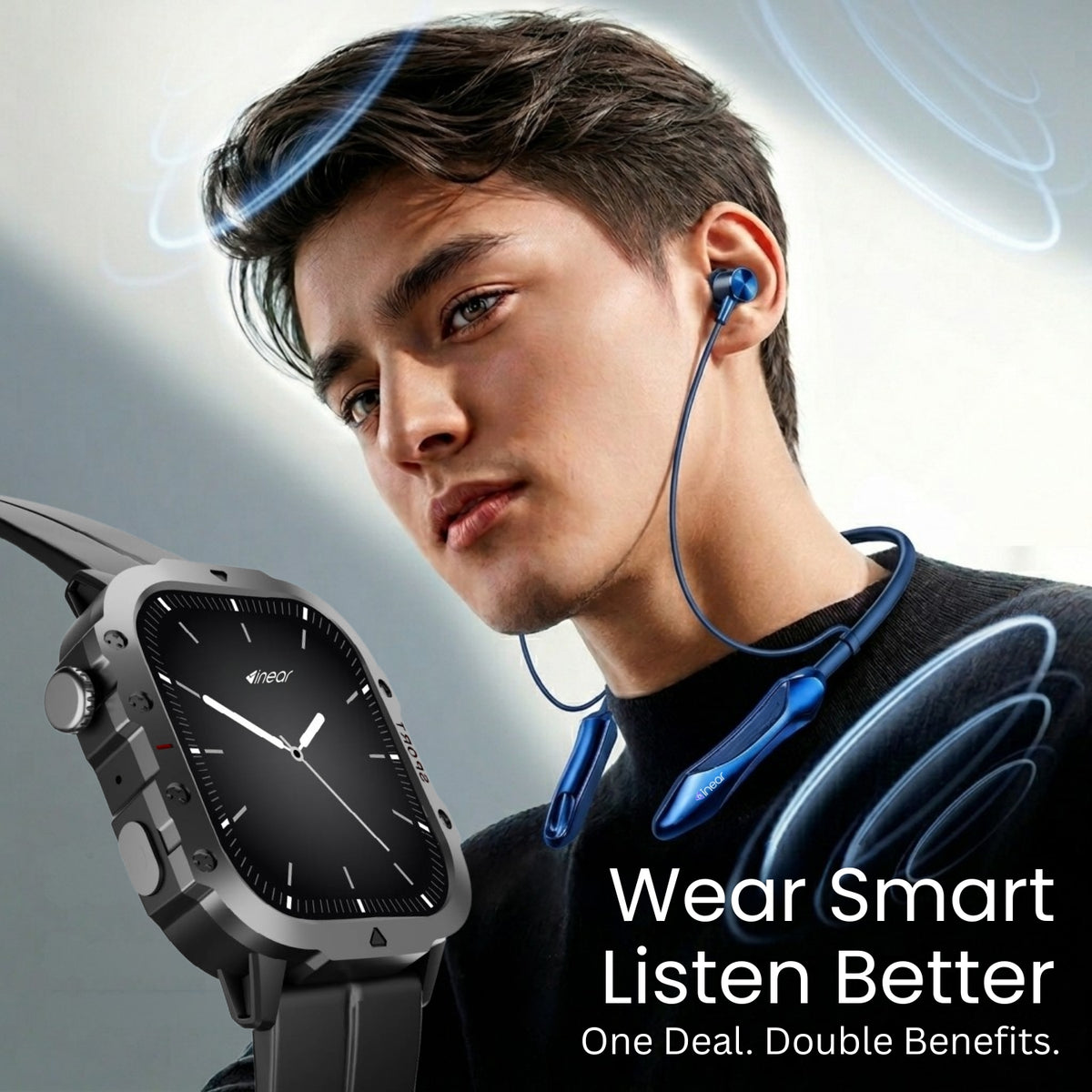 Inwatch + DJ M7 Neckband Combo offer