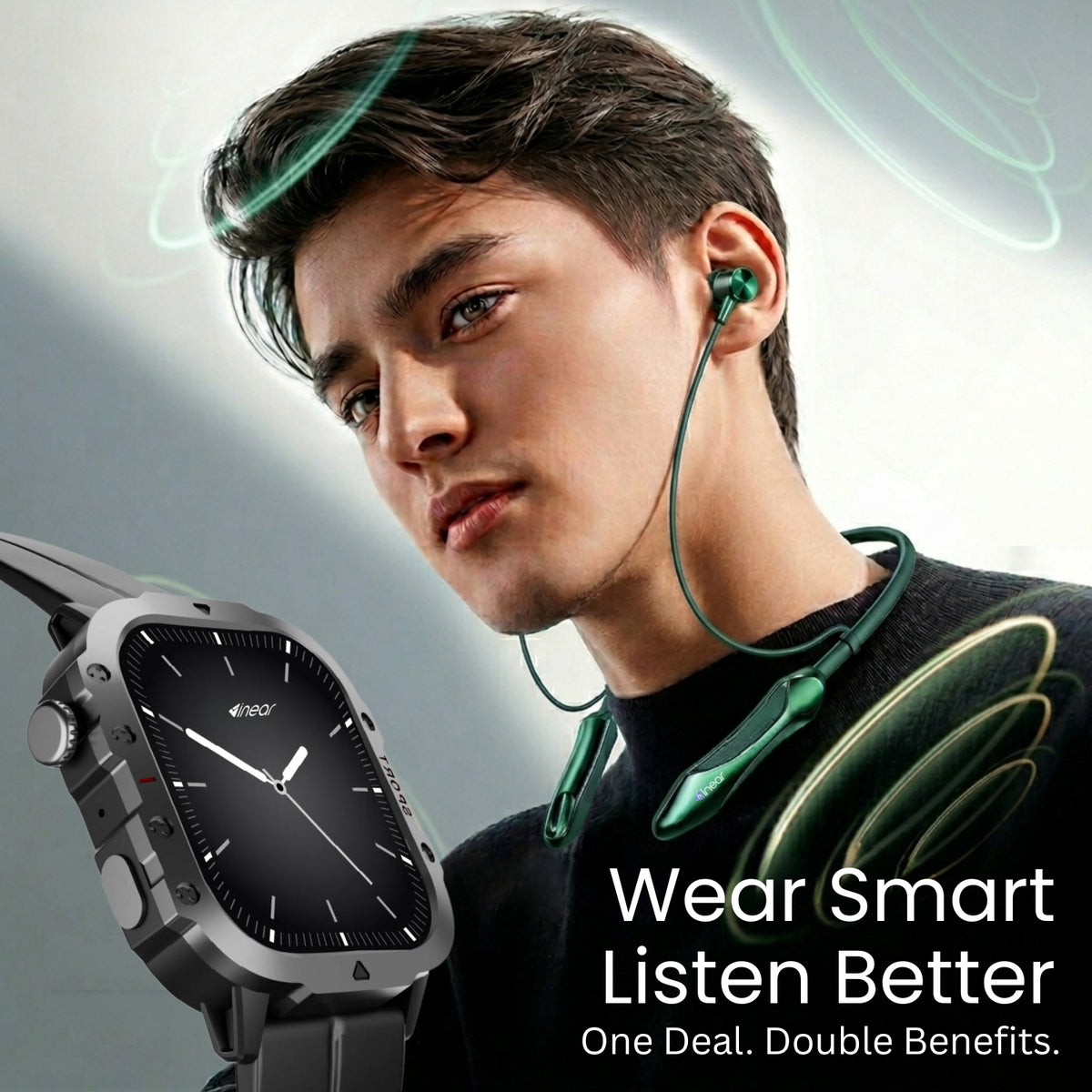 Inwatch + DJ M7 Neckband Combo offer