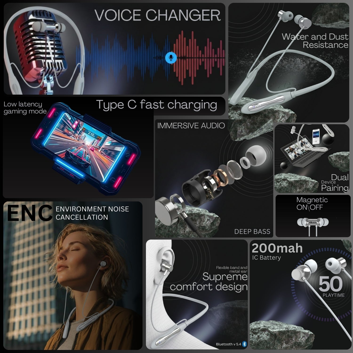 DJ M10 VOICE-CHANGER NECKBAND